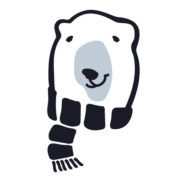 Logo oso polar — Archivo Imágenes Vectoriales