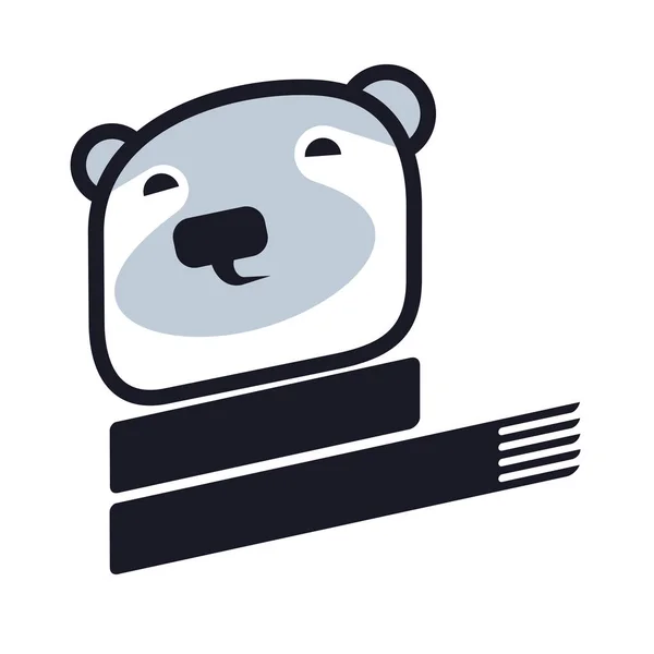 Logotipo urso polar —  Vetores de Stock