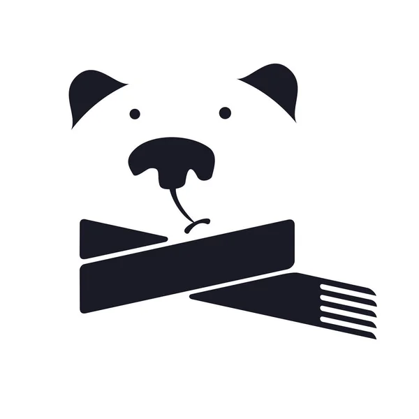 Logo oso polar — Archivo Imágenes Vectoriales