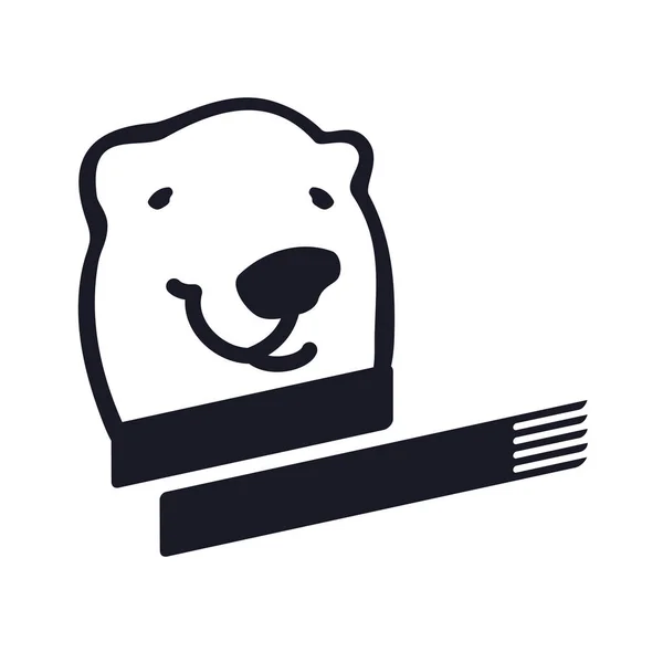 โลโก้หมีขั้วโลก — ภาพเวกเตอร์สต็อก