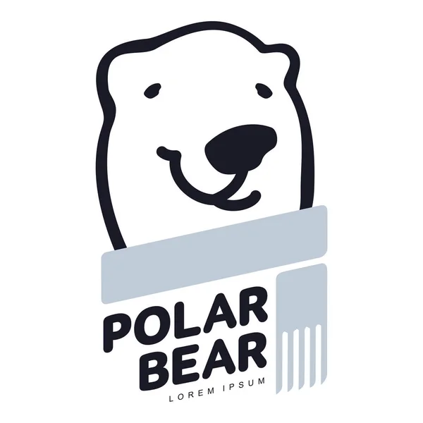 Eisbären-Logo — Stockvektor