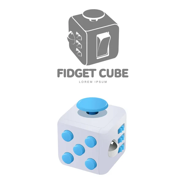 Illustration vectorielle Fidget cube — Image vectorielle
