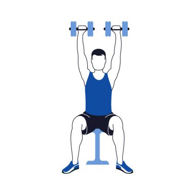 Fitness egzersizleri omuz için