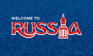 Rus mavi arka plan