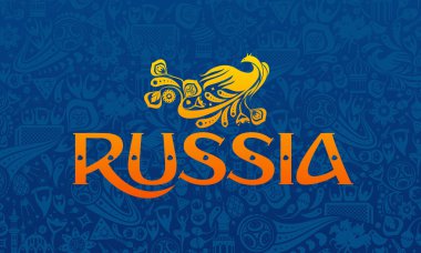 Rus mavi arka plan
