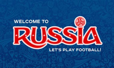 Rus mavi arka plan
