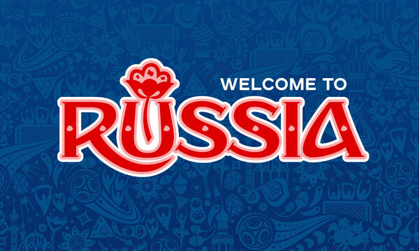 русский синий фон
