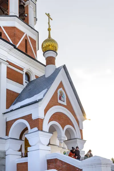 Ortodoxa kyrkan för att hedra förvandling. Staden av Berdsk, Novosibirsk oblast, Sibirien, Ryssland — Stockfoto