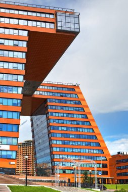 Novosibirsk, Novosibirsk Oblastı, Sibirya, Rusya - 3 Temmuz 2017: Novosibirsk Academgorodok Teknopark (Academpark )