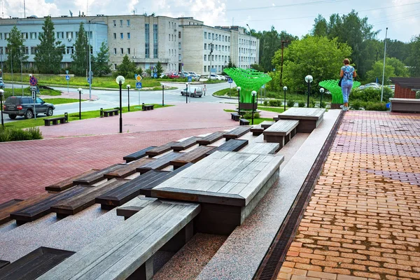 Новосибирский Академгородок. Сибе — стоковое фото