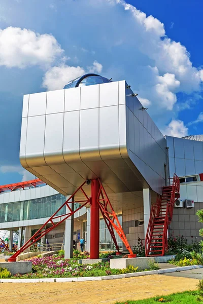 Velké planetárium Novosibirsk. Sibiř, Rusko — Stock fotografie