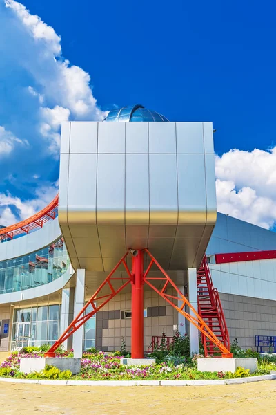 Velké planetárium Novosibirsk. Sibiř, Rusko — Stock fotografie