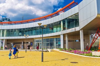 Büyük Novosibirsk planetaryum. Sibirya, Rusya Federasyonu