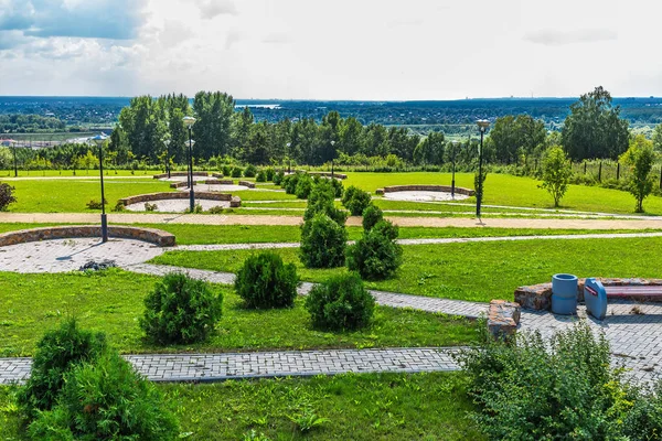 Büyük Novosibirsk planetaryum. Parkland planetaryum genel giriş — Stok fotoğraf