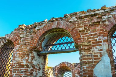 Bina Michael Archangel kilise kalıntıları. Sibirya, Rusya Federasyonu