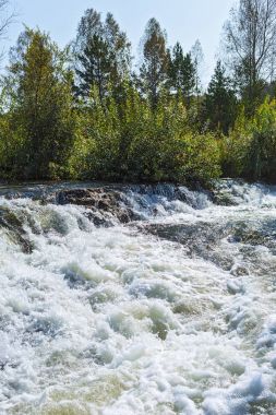 Suenginskiy şelale. Suenga Nehri, Sibirya, Rusya Federasyonu