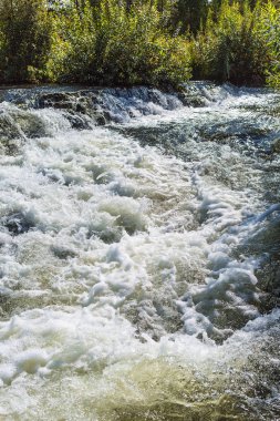 Suenginskiy şelale. Suenga Nehri, Sibirya, Rusya Federasyonu