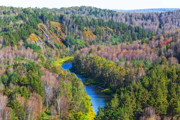 "Rocce Berd "- monumento naturale di valore regionale. Siberia — Foto Stock