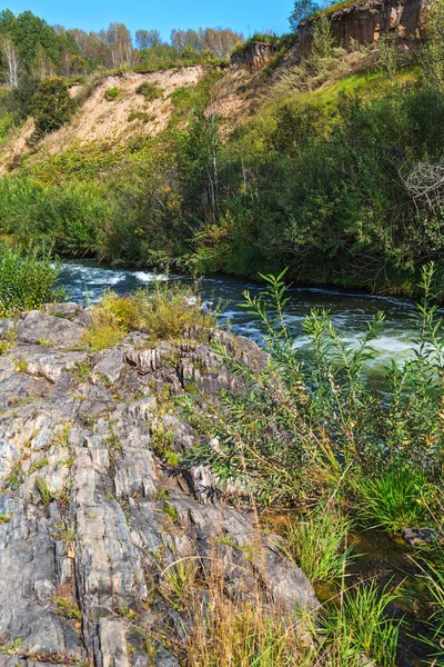 Suenginskiy şelale. Suenga Nehri, Sibirya, Rusya Federasyonu