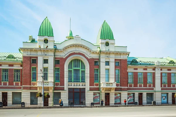 Новосибирский государственный краеведческий музей. Новосибирск, Сибирь, Россия — стоковое фото