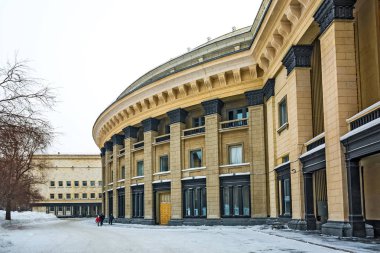 Opera ve bale Tiyatrosu. Novosibirsk, Sibirya, Rusya Federasyonu