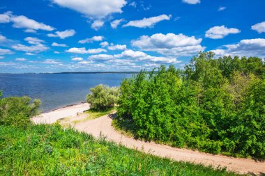 Yaz manzarası. Berdsk, Sibirya