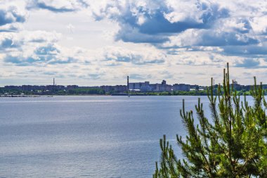 Yaz manzarası. Berdsk, Sibirya