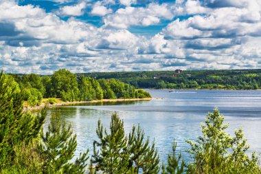 Yaz manzarası. Berdsk, Sibirya