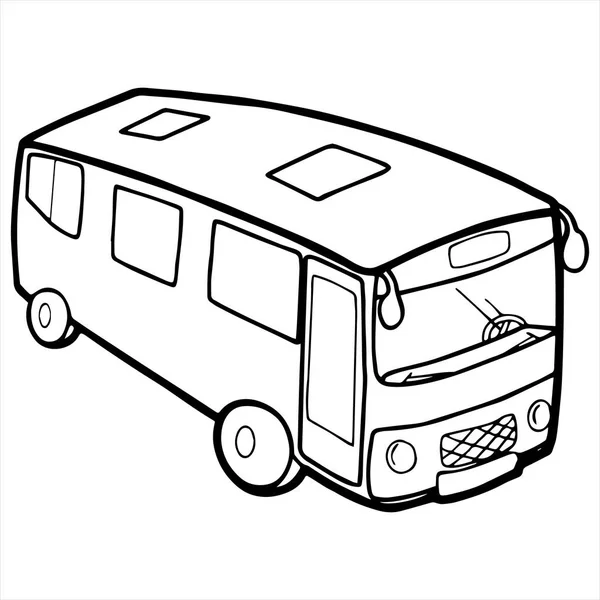 Coach illustrazione cartone animato isolato su bianco — Vettoriale Stock