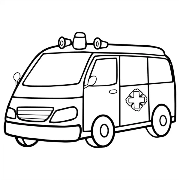 Merdy car cartoon illustration isoliert auf weiß — Stockvektor