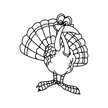 Sevimli çizgi Türkiye çocuk için beyaz arka plan üzerinde yazdırır, t-shirt, renkli kitap, çocuklar için eğlenceli ve samimi karakter