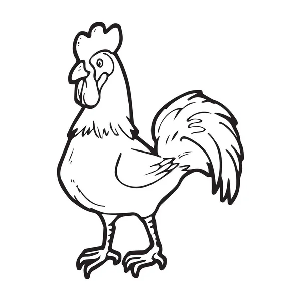 desenho de padrão para colorir de desenho de animal de galinha galinha  14455112 Vetor no Vecteezy