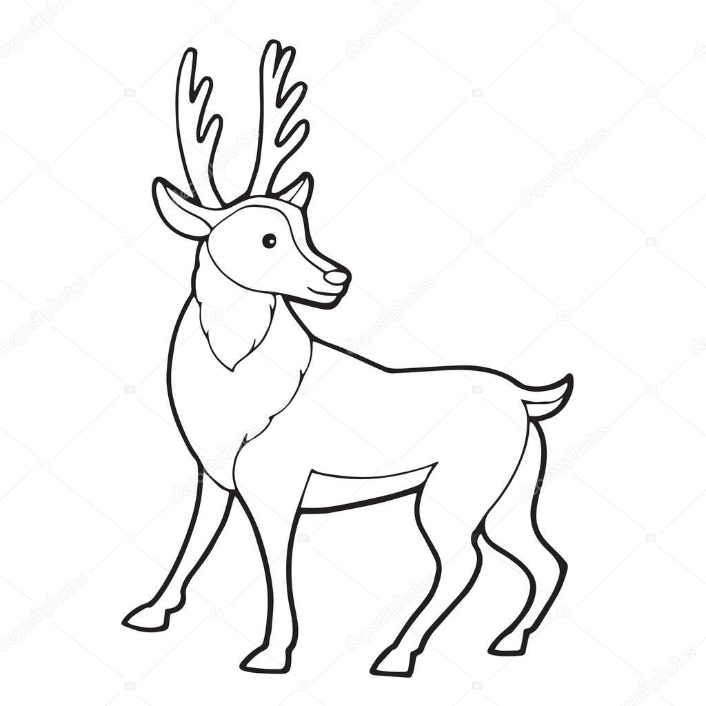 Imágenes: silueta de venado para colorear | Grabados Venados Dibujos