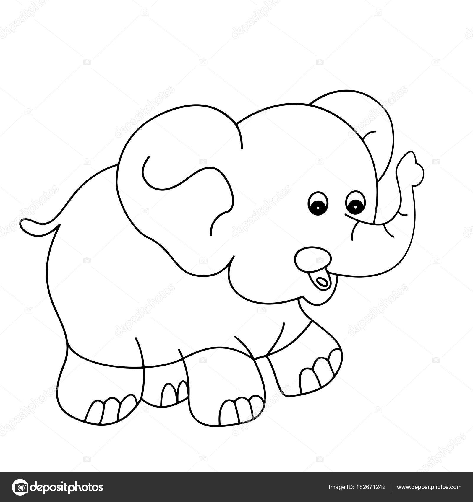 106 Colouring Book Elephant Free Images
