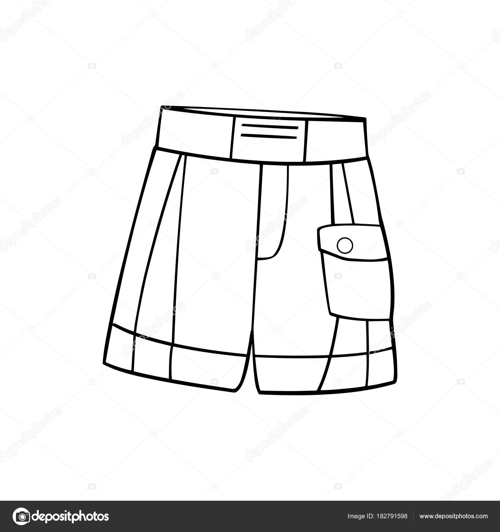 Pants Cartoon For Coloring 7