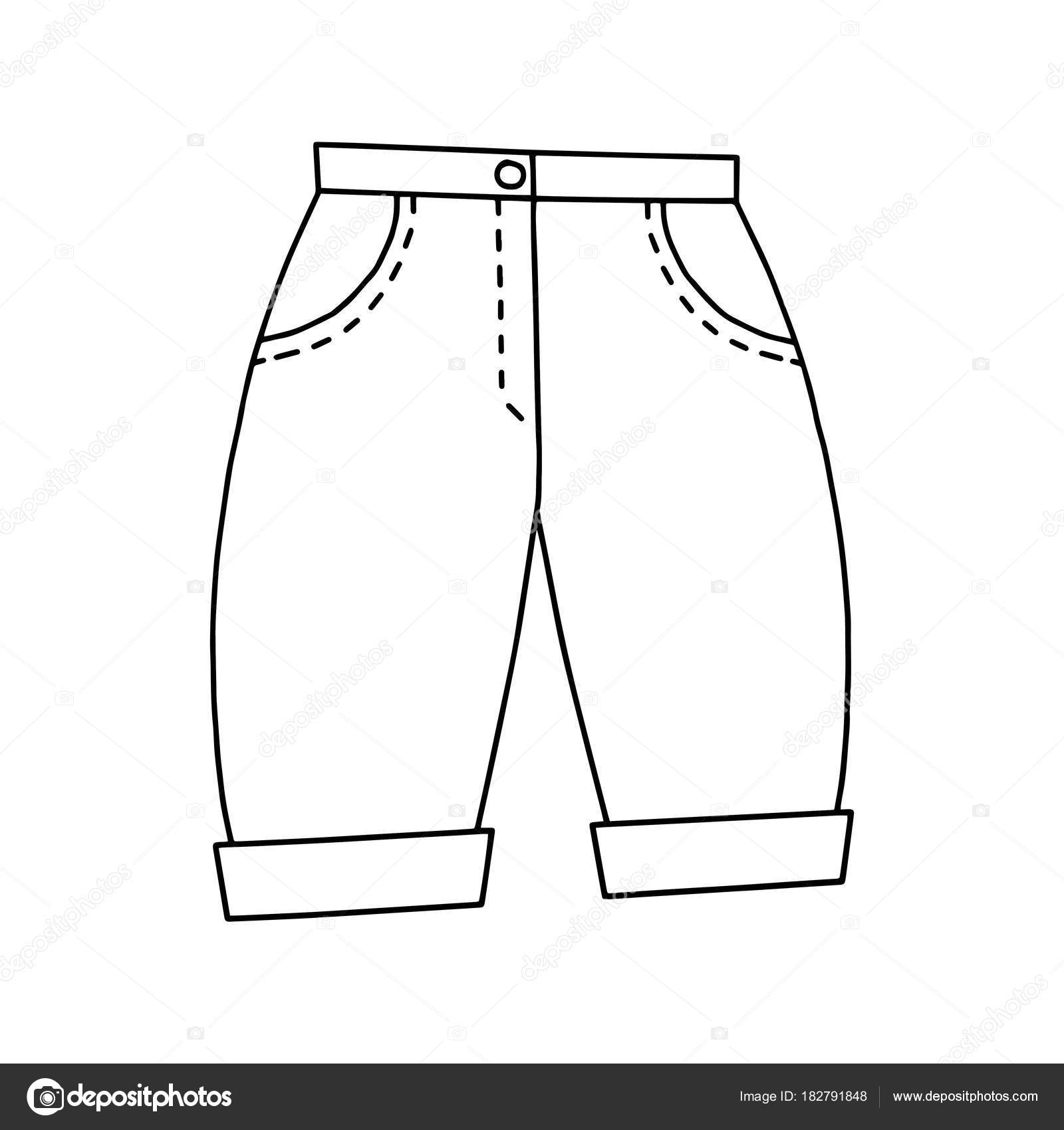 Pants Cartoon For Coloring 4