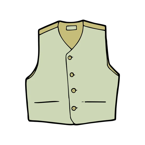 Manteau Dessin Animé Mignon Sur Fond Blanc Pour Les Imprimés — Image vectorielle