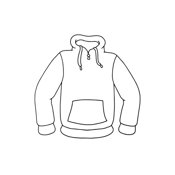 Manteau Dessin Animé Mignon Sur Fond Blanc Pour Les Imprimés — Image vectorielle