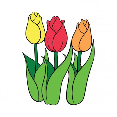 Sevimli çizgi film çocuklar için çocuk parmak, t-shirt, renkli kitap, komik ve samimi karakteri için beyaz zemin üzerine gül