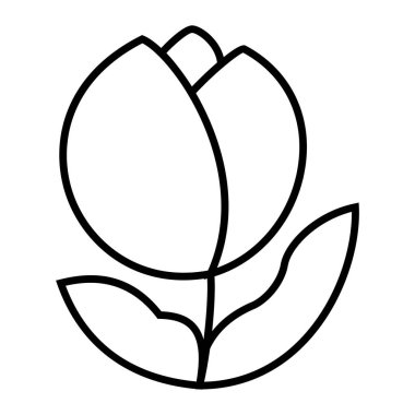 Sevimli çizgi Lale çocuk için beyaz arka plan üzerinde yazdırır, t-shirt, renkli kitap, çocuklar için eğlenceli ve samimi karakter