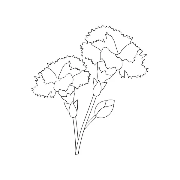 Kreskówka Kwiat Białym Tle Dla Dzieci Drukuje Shirt Palety Kolorów — Wektor stockowy