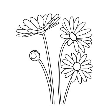 Sevimli çizgi çiçek çocuk için beyaz arka plan üzerinde yazdırır, t-shirt, renkli kitap, çocuklar için eğlenceli ve samimi karakter