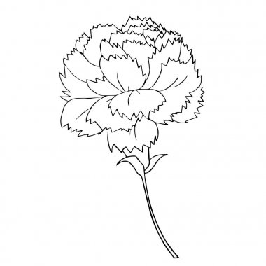 Sevimli çizgi çiçek çocuk için beyaz arka plan üzerinde yazdırır, t-shirt, renkli kitap, çocuklar için eğlenceli ve samimi karakter