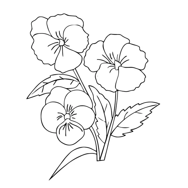 Sevimli çizgi çiçek çocuk için beyaz arka plan üzerinde yazdırır, t-shirt, renkli kitap, çocuklar için eğlenceli ve samimi karakter