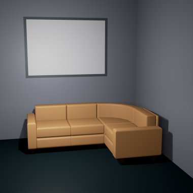 Aydınlatılmış iç mockup 3d çizim