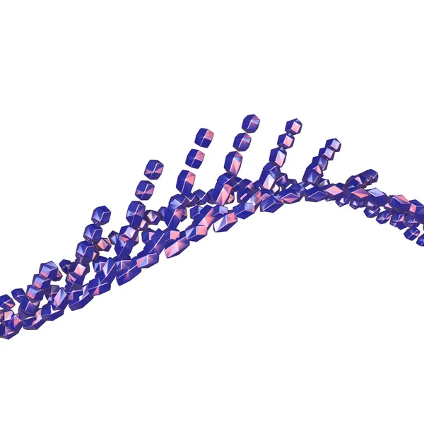 Absztrakt geometriai alakzatok 3d-leképezés — Stock Fotó