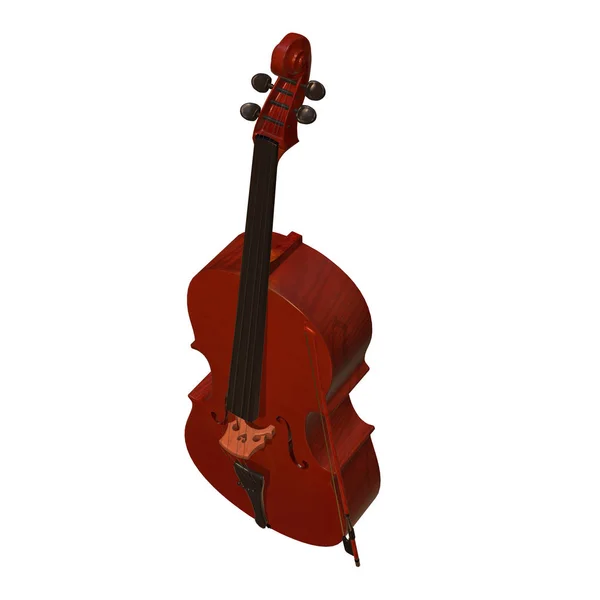 Violoncelle instrument de musique illustration 3d — Photo