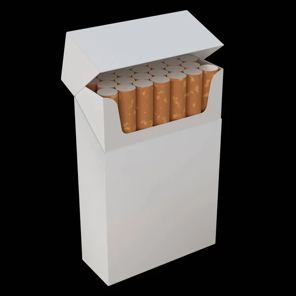 3d ілюстрація пакету сигарет — стокове фото