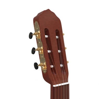 3d gerçekçi akustik gitar illüstrasyon