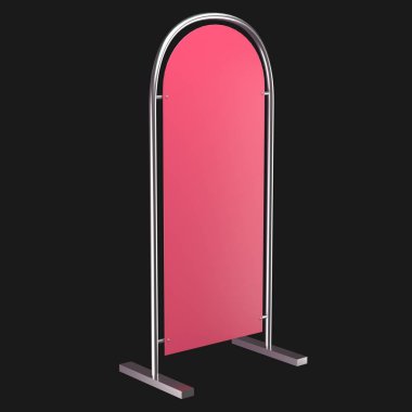 satış noktası standı 3d çizim